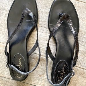 Cole Haan leather thong sandals, size 9.5B